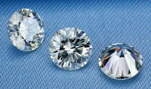 Moissanite Diamonds Loose Stones 1-12 mm Round Best Quality AAAAA Briliant White