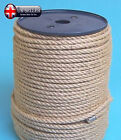 6MM TO 24MM Natural Jute Twisted Decking Garden Boating garden DLY braided ROPE