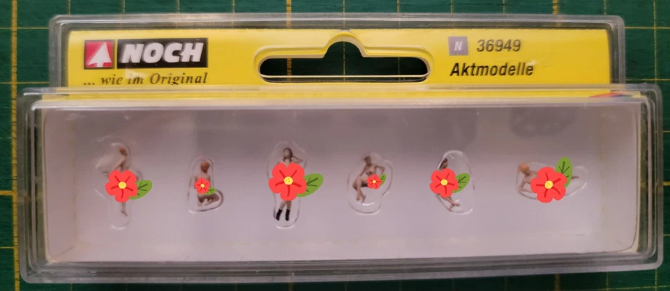 Noch 36949 Scale N Nudists 6 Pieces