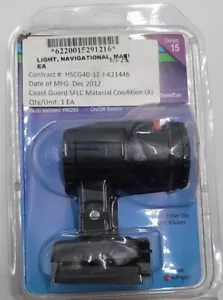 Aqua Signal Series 15 Interior Chart Navigation Light 12v Wall Mount Black - Foto 1 di 12