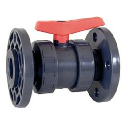 PVC-Flanged-Ball-Valve-Astm-Din-Standard Brand New Good Quality Material Valve   - Image 1 of 3