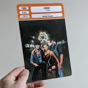 "CARNY" (1980) Collectable French Film Card Jodie Foster, Gary Busey *Carnival* - Picture 1 of 3