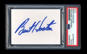 BURT HOOTON SIGNED MINT CUT PSA/DNA AUTOGRAPHED LOS ANGELES DODGERS 1981 WSC - Picture 1 of 1