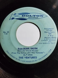 Ventures - Ram-Bunk-Shush / Lonely Heart -Dolton 32 VG F90 - Picture 1 of 1