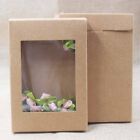 20Pcs Diy Paper Box With Window White/Black/Paper Gift Box Cake Packaging...