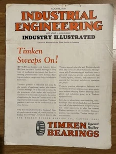 August 1928 - Industrial Engineering Magazine  ~ Great Advertisements Volume 86 - Picture 1 of 4