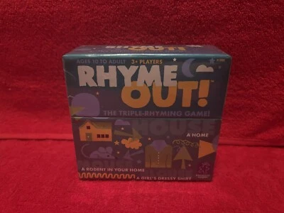 Rhyme Out! The Triple-Rhyming Card Game! New Sealed  - Image 1 of 2