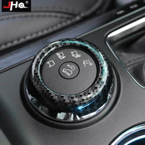ABS Carbon Fiber Car Center Console Knob Ring Trim Decor For Ford Explorer 2013+ - Picture 1 of 3