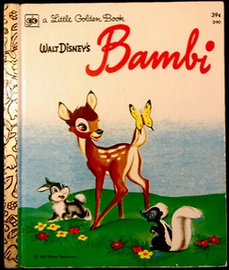 WALT DISNEY’S BAMBI ~ Vintage 1970’s Children’s Little Golden Book - Picture 1 of 4