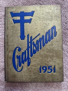 VTG 1951 Tilden Technical High School Yearbook, Chicago, IL Genealogy Use - Picture 1 of 17