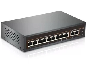Davuaz PoW Switch 9 port + 2 9FE(PoE)+2FE Model DA-F0920FBL 110V-240V/120W - Picture 1 of 7