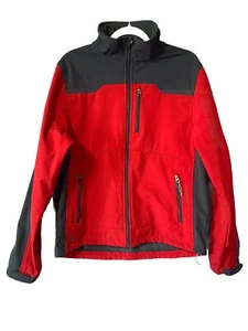 Black Diamond Jacket Mens Size Medium Red Black Winter Preppy Colorful - Picture 1 of 12