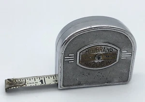 Vintage Herbrand 206W Maßband 6 Fuß Taschenformat Maßband Ohio USA - Bild 1 von 12