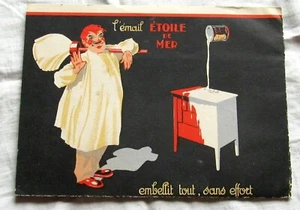 Brochure L'émail ETOILE DE MER peinture laquée circa 1920 - Picture 1 of 4