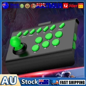 Potable Gamepad 3 Connection Modes Gaming Joystick for PS4/PS3/PC (Black+Green) - Picture 1 of 8