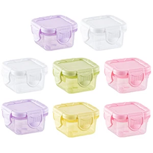 8 Pcs Food Grade Fresh-keeping Box Soy Sauce Bowls Seasoning Container - Picture 1 of 12