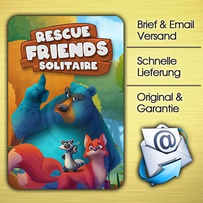 ⭐️ Rescue Friends Solitaire - PC / Windows - BLITZVERSAND ⭐️ - Bild 1 von 4
