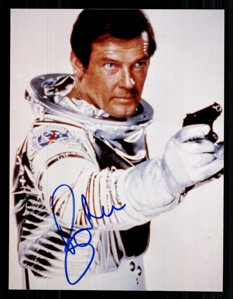 Roger Moore 7 x James Bond 007 Original Signiert # BC G 43524 - Bild 1 von 4