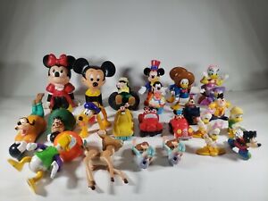 Lot Of Vintage Disney Fast Food Toys Mickey Minnie Goofy Donald Daisy Pluto #306
