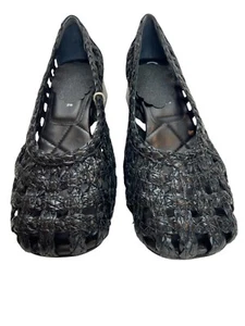 Guante Pas De Rouge Celia Nero de cuero negro sin cordones para mujer EU 37,5 NUEVO EN CAJA - Imagen 1 de 9
