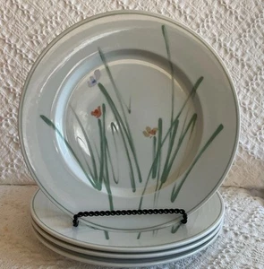 4-VTG Mikasa Metro Sketch Book Dinner Plates L9175 JAPAN Design By Bob Van Allen - Picture 1 of 24