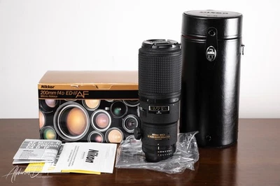 Lente macro Nikon AF Micro-NIKKOR 200 mm f/4D IF-ED - ¡Caja abierta! Foto 1 de 4
