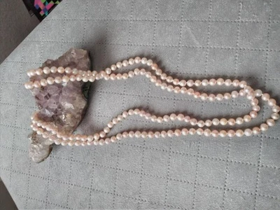 Echte Salzwasser Zuchtperlen Kette endlos - Bild 1 von 4