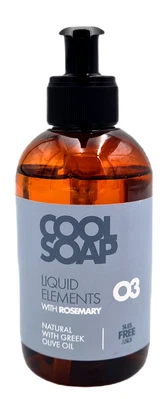 Natürliche Oliven-Flüssigseife, feuchtigkeitsspendend mit Rosmarin, 250 ml - Bild 1 von 4