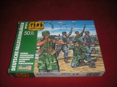 1:72 Figuren/Soldatenfiguren *** DEUTSCHE FALLSCHIRMJÄGER *** (2 WK) Von REVELL - Bild 1 von 4