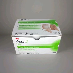 7 NUEVO SISTEMA DE COMPRESIÓN 3M 2794N COBAN 2 Lite 2 capas nuevo en caja caducado 11/2021 BNC - Imagen 1 de 12
