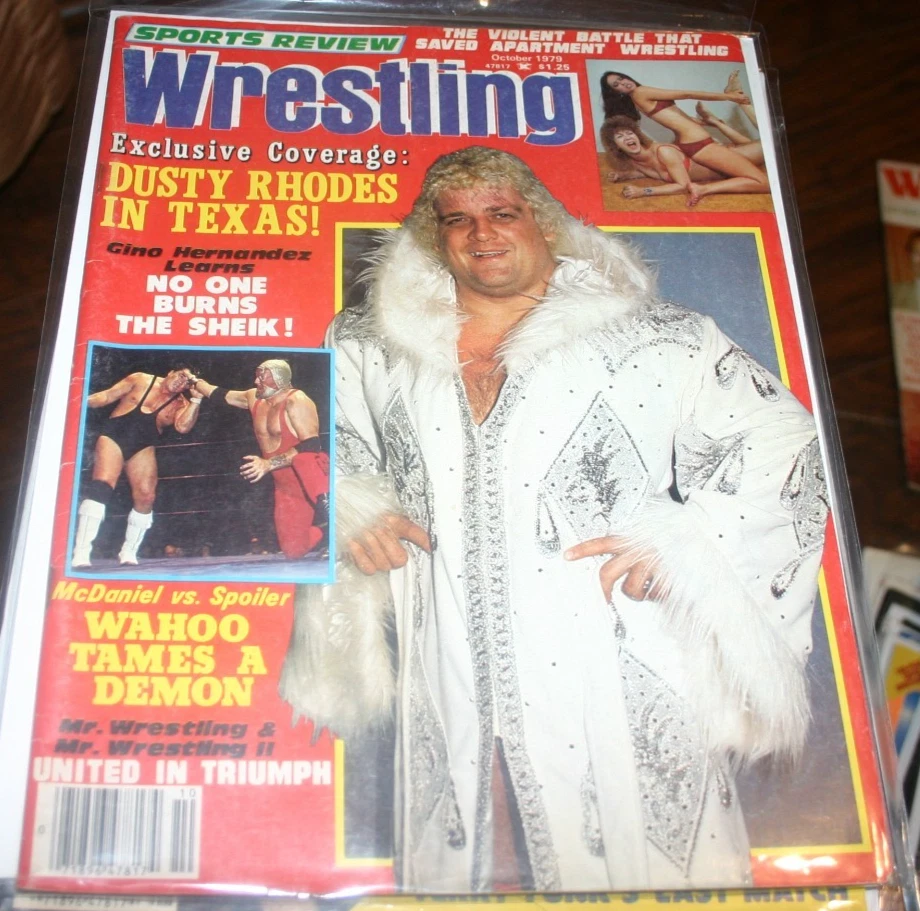 SPORTS REVIEW LUCHA LIBRE OCTUBRE 1979 GINO HERNANDEZ APARTAMENTO LUCHA LIBRE Foto 1 de 1