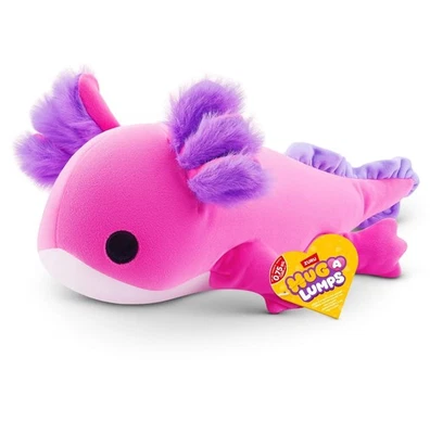 Hug A Lumps Axolotl Ally in Pink 35 cm - Beschwertes Kuscheltier ZURU - Bild 1 von 4
