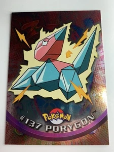 Topps Pokemon TV #137 2000 Porygon Foil Series 3 envío combinado gratuito - Imagen 1 de 2