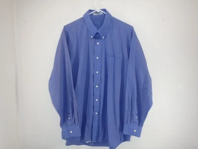 Duck Dead Mens Shirt XL Long Sleeve Button Up 17-17.5 34/35 Blue - Image 1 of 4