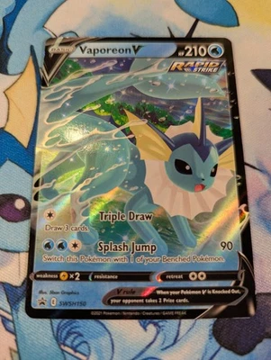 Vaporeon V SWSH150 SWSH: Sword & Shield Promo Cards Holo MINT Free Shipping - Image 1 of 2