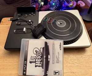 DJ Hero 2 With Turntable, Game And USB Dongle - Sony PlayStation 3 (Read). - Picture 1 of 15