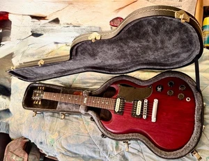 2014 GIBSON U.S.A. - SGJ electric guitar - Vintage Cherry + with hard CASE - Picture 1 of 10