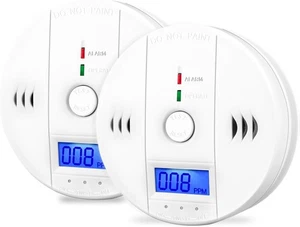 10Year Carbon Monoxide Detector Warning Alarm Sensor LED Digital Battery Powered - Picture 1 of 15