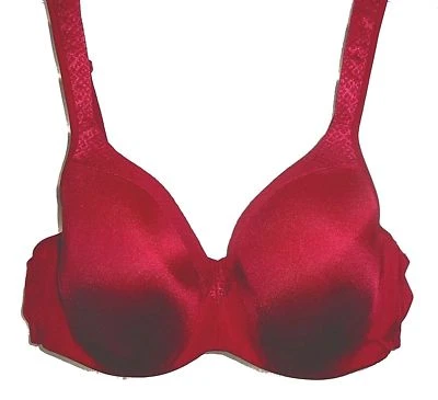 Playtex Love Curve Balconette Underwire Full Cov Bra Red 4823 Sz.42D,42DD - Image 1 of 4