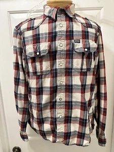 Petrol Industries Fine-Tuned Flannel Shirt Long Sleeve. Size Large - Picture 1 of 6