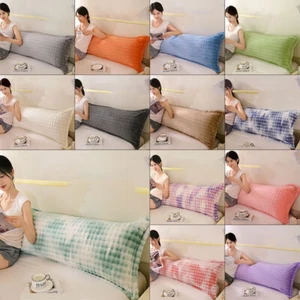 120/150/180cm Milk Velvet Warm Double Couple Long Pillowcase Bed Pillow Cover 1x - Picture 1 of 26