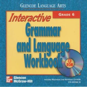 Glencoe Language Arts: Interactive Grammar & Language Grade 6 PC MAC CD tools - Afbeelding 1 van 1