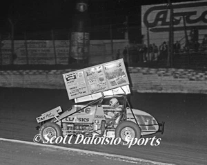 1989 Chris Eash 8 x10 Ascot World of Outlaws Sprint Car Photo - Picture 1 of 1