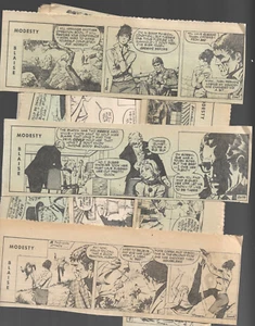 37 - 1990's MODESTY BLAISE  Newspaper Strip Clippings - - Picture 1 of 1