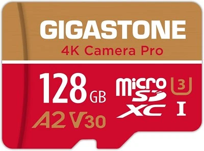 Gigastone 128GB Micro SD Card R/W up to 100/50 MB/s MicroSDXC Memory Card UHS-I - Image 1 of 4