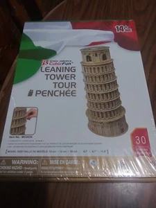 CUBIC FUN LEANING TOWER of PISA 3D 30 pc PUZZLE -14yr+ - NIP-SHIPS FREE - Picture 1 of 2