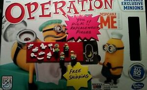 Operation Despicable Me Minion Made Game Replacement Pieces Parts Free Shipping