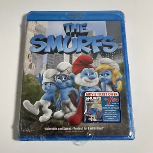 The Smurfs (Blu-Ray/Digital, 2012) Neil Patrick Harris SEALED! SEE PICS! - Picture 1 of 7