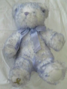Build A Bear Workshop Nikki's Bear Purple Cancer Awareness Stuffed Plush Vintage - Picture 1 of 4