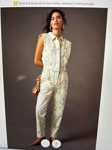 Anthropologie Scotch and Soda Jumpsuit NWOT S - Picture 1 of 8